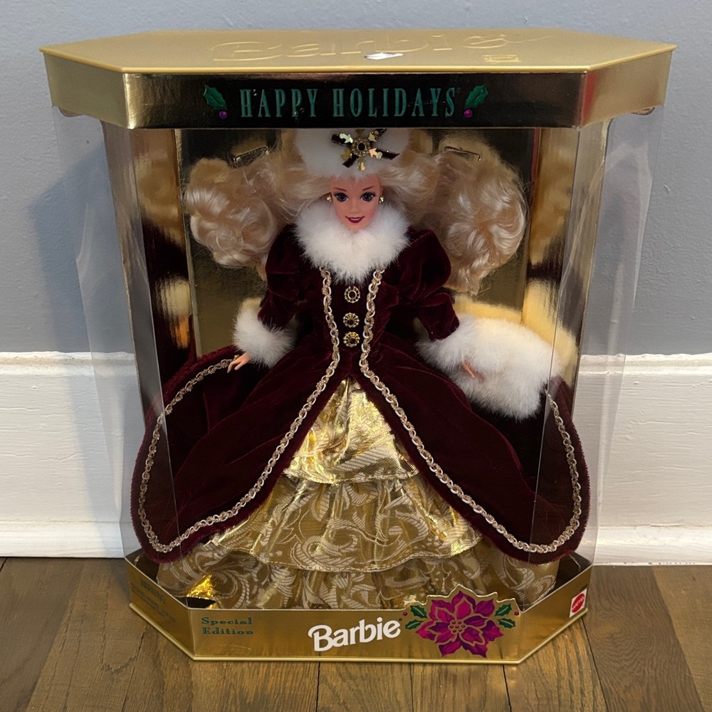 MIB 1996 Happy Holidays Barbie Collectible!